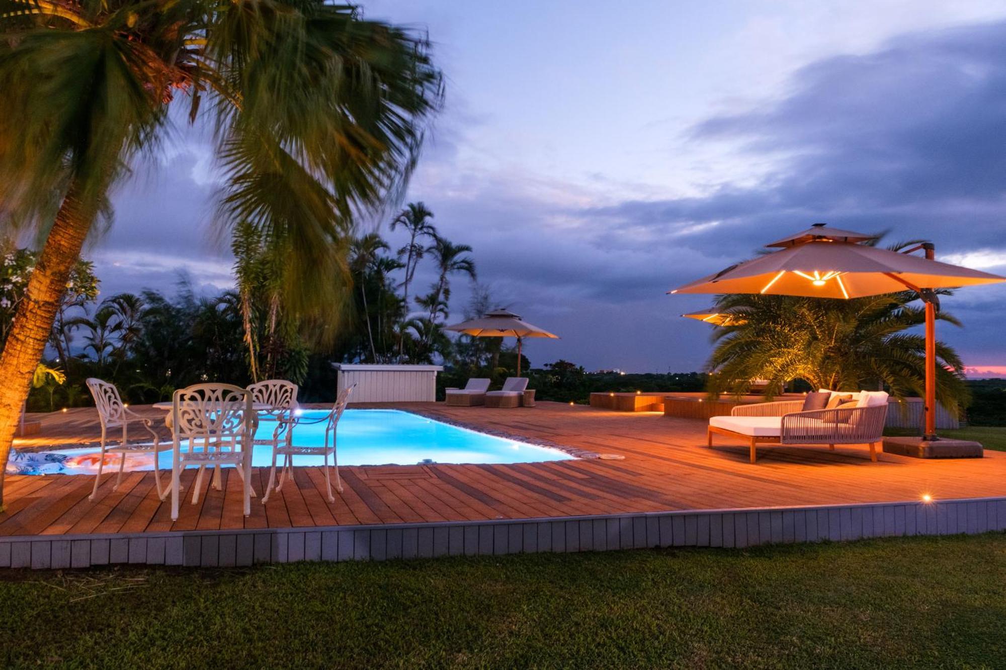 Paradis Sur Terre 6 Bedroom Dual Villas With Pools And Views Lauwaki Exterior photo